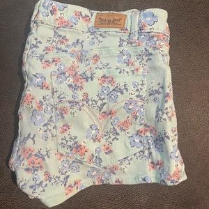 Floral Levi Shorts